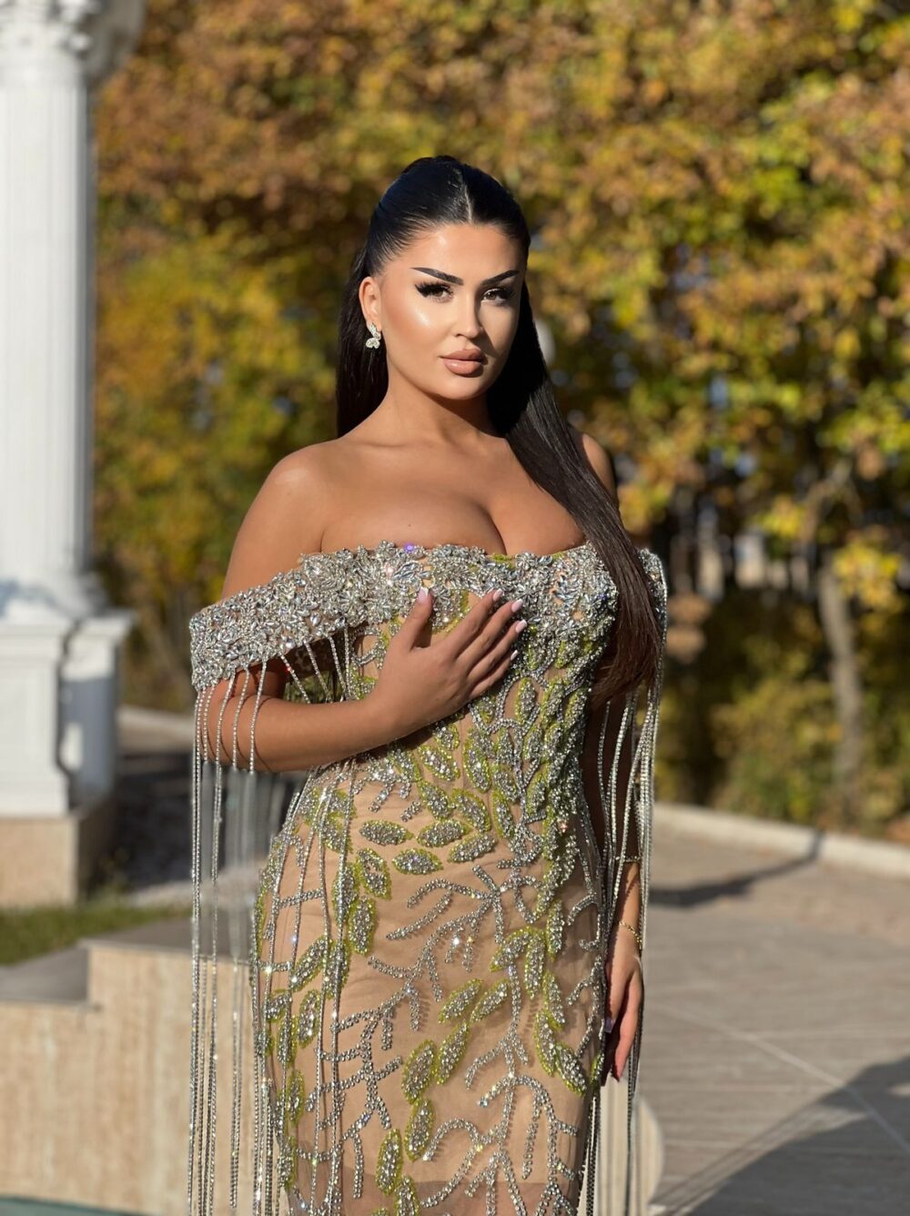 Golden Vine Gown - Image 7