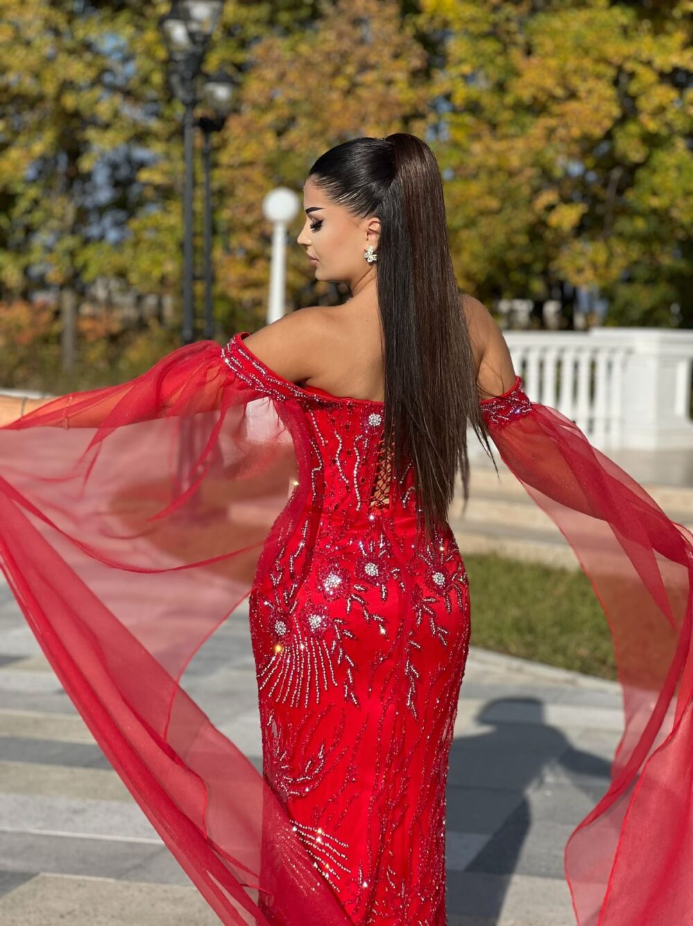 Crimson Queen Gown - Image 2