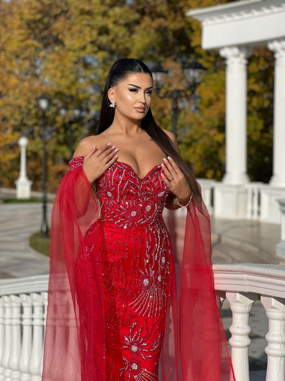 Crimson Queen Gown - Image 3