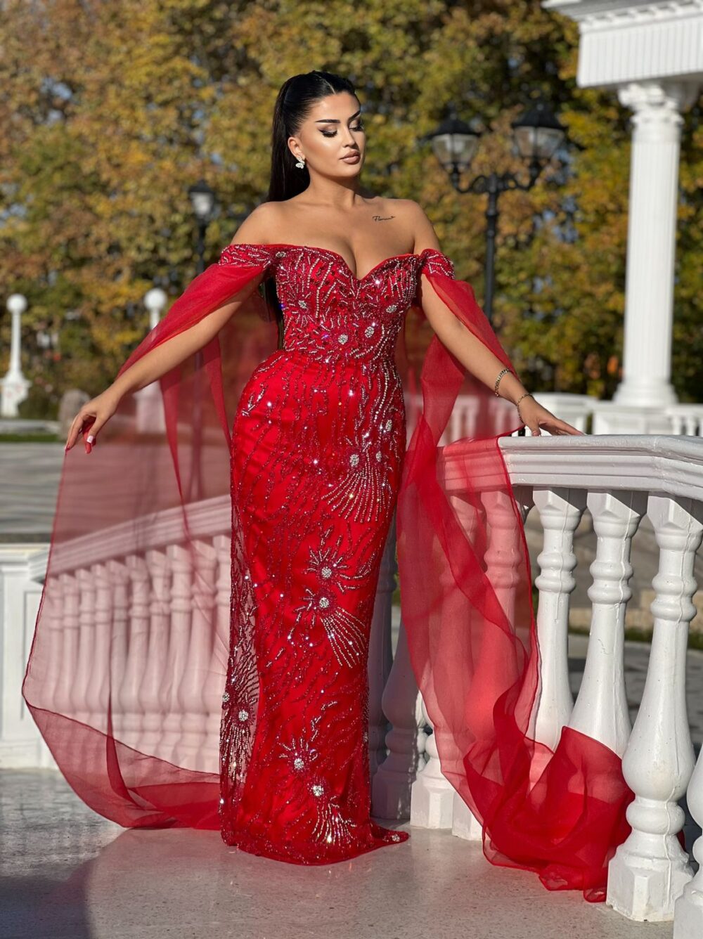 Crimson Queen Gown - Image 6