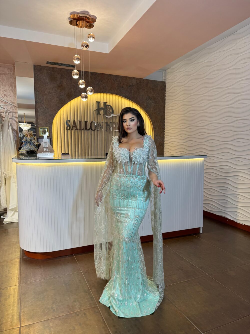 Oceanic Grace Gown