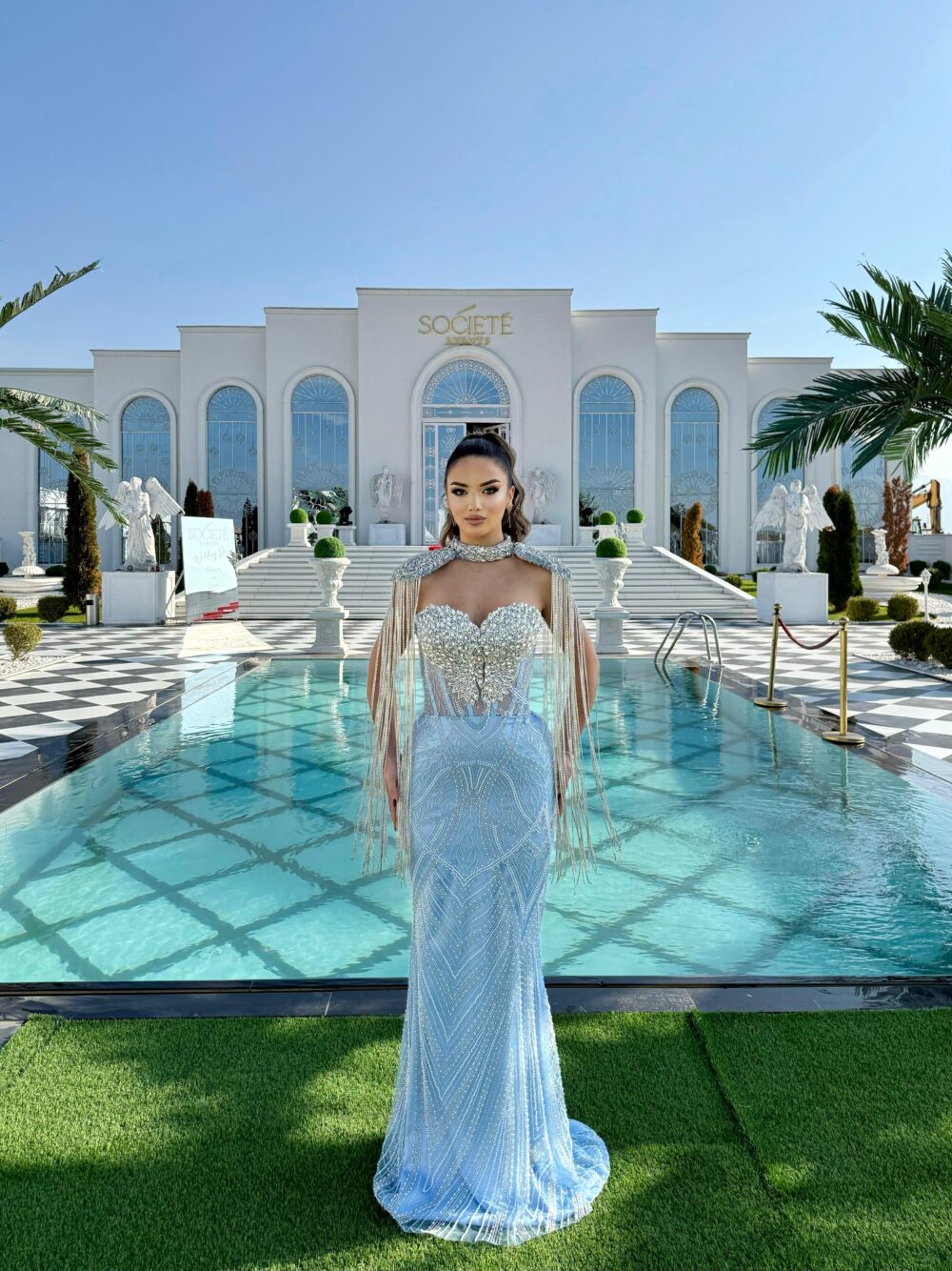 Aurora Crystal Gown