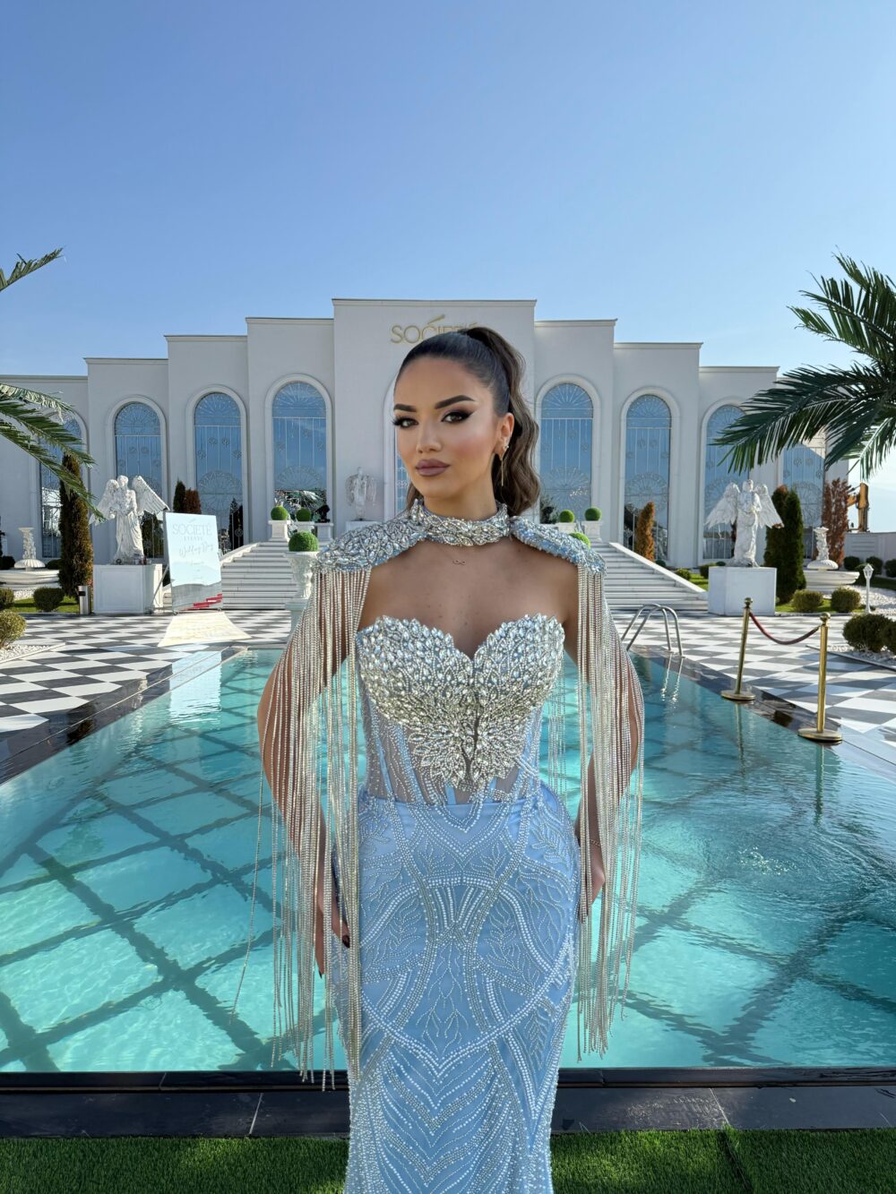 Aurora Crystal Gown - Image 3