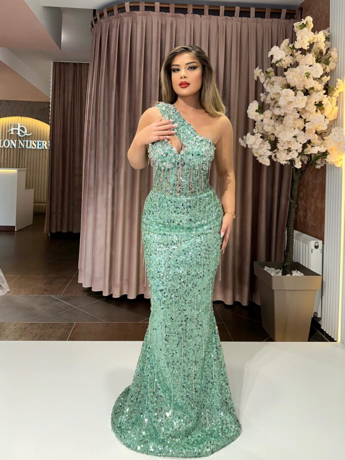 Mint Green Sequin